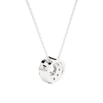 1/2  ctw Round Lab Grown Diamond Solitaire Pendant