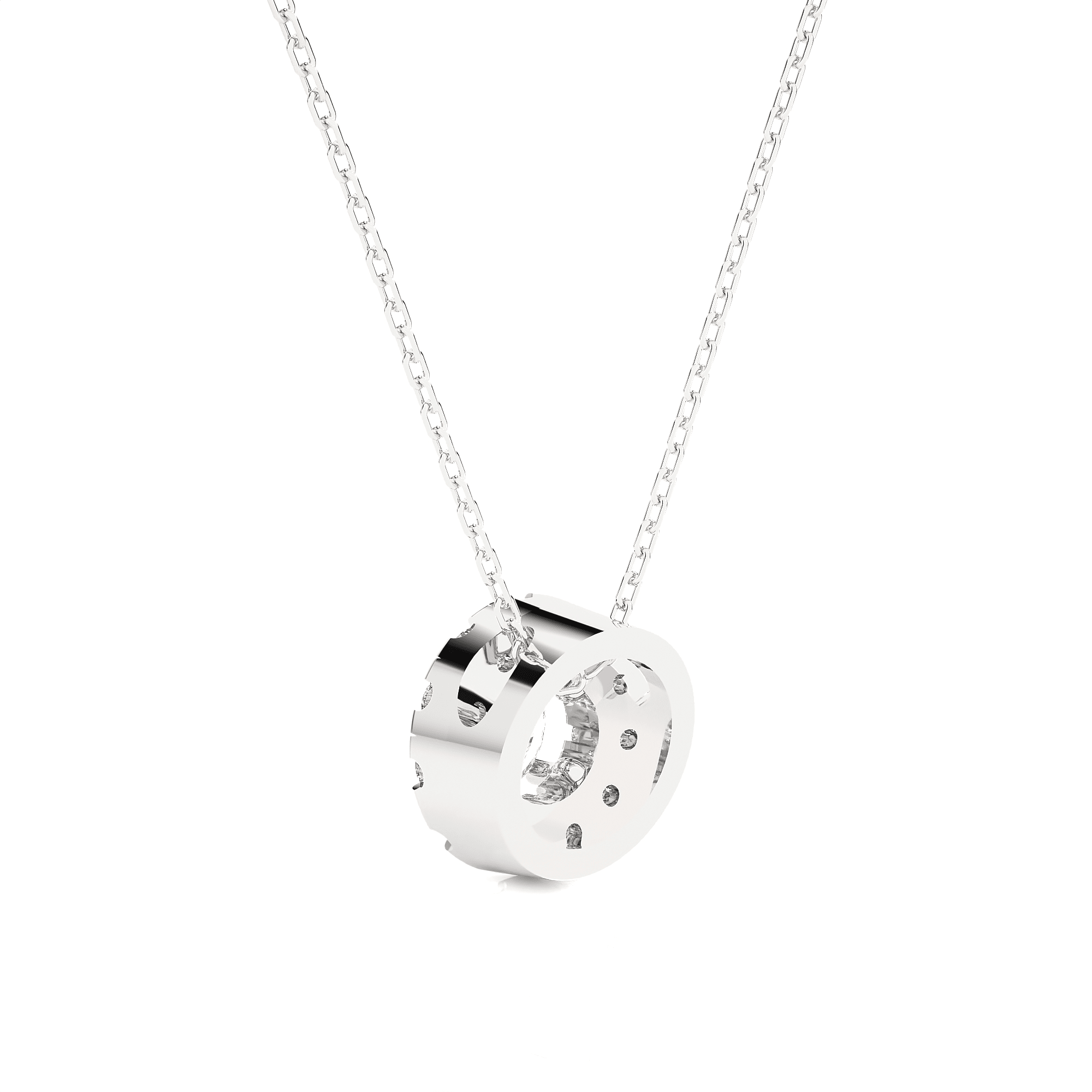 1/2  ctw Round Lab Grown Diamond Solitaire Pendant