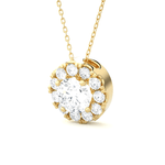 1 7/8  ctw Round Lab Grown Diamond Solitaire Pendant