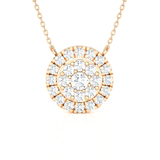 1 1/2  ctw Round Lab Grown Diamond Fashion Pendant