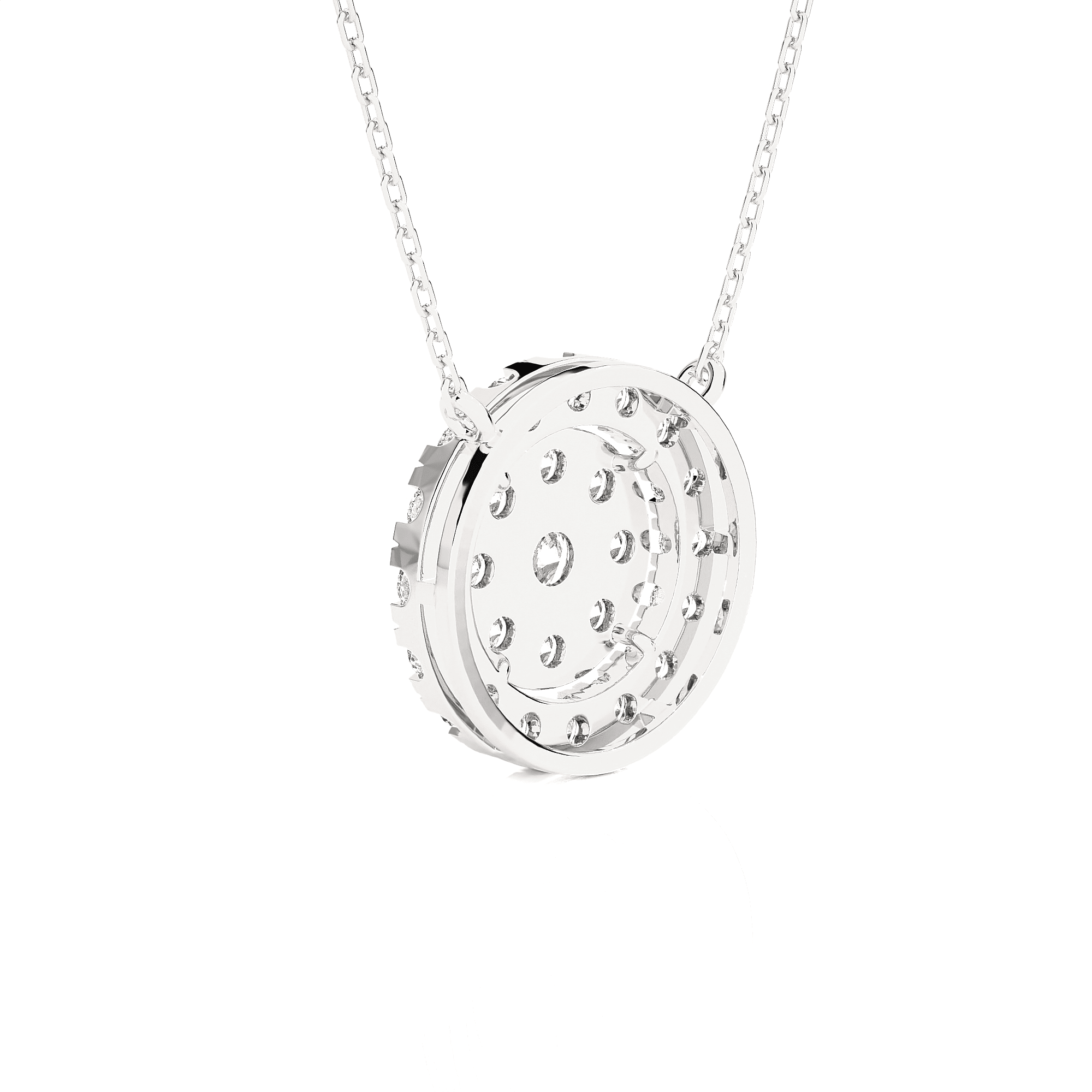 1 1/2  ctw Round Lab Grown Diamond Fashion Pendant