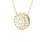 1 1/2  ctw Round Lab Grown Diamond Fashion Pendant