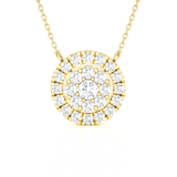 1 1/2  ctw Round Lab Grown Diamond Fashion Pendant