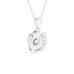 1 1/2  ctw Cushion-Cut Lab Grown Diamond Solitaire Pendant