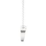 1/8  ctw Round Lab Grown Diamond Heart Pendant