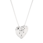 1/8  ctw Round Lab Grown Diamond Heart Pendant