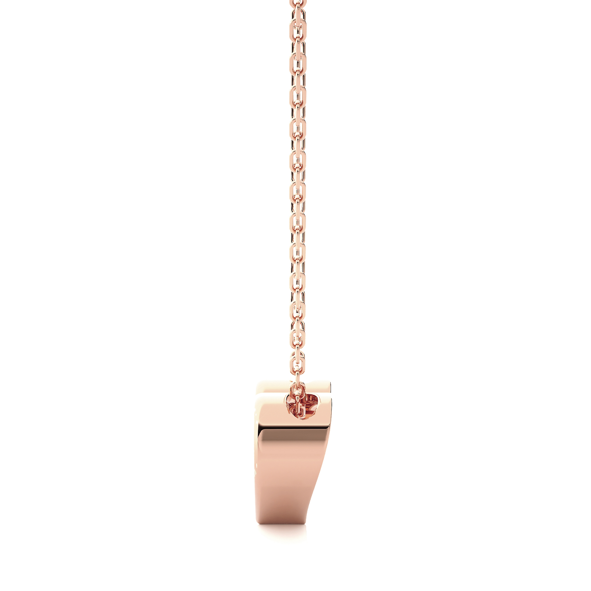 1/4  ctw Round Lab Grown Diamond Heart Pendant