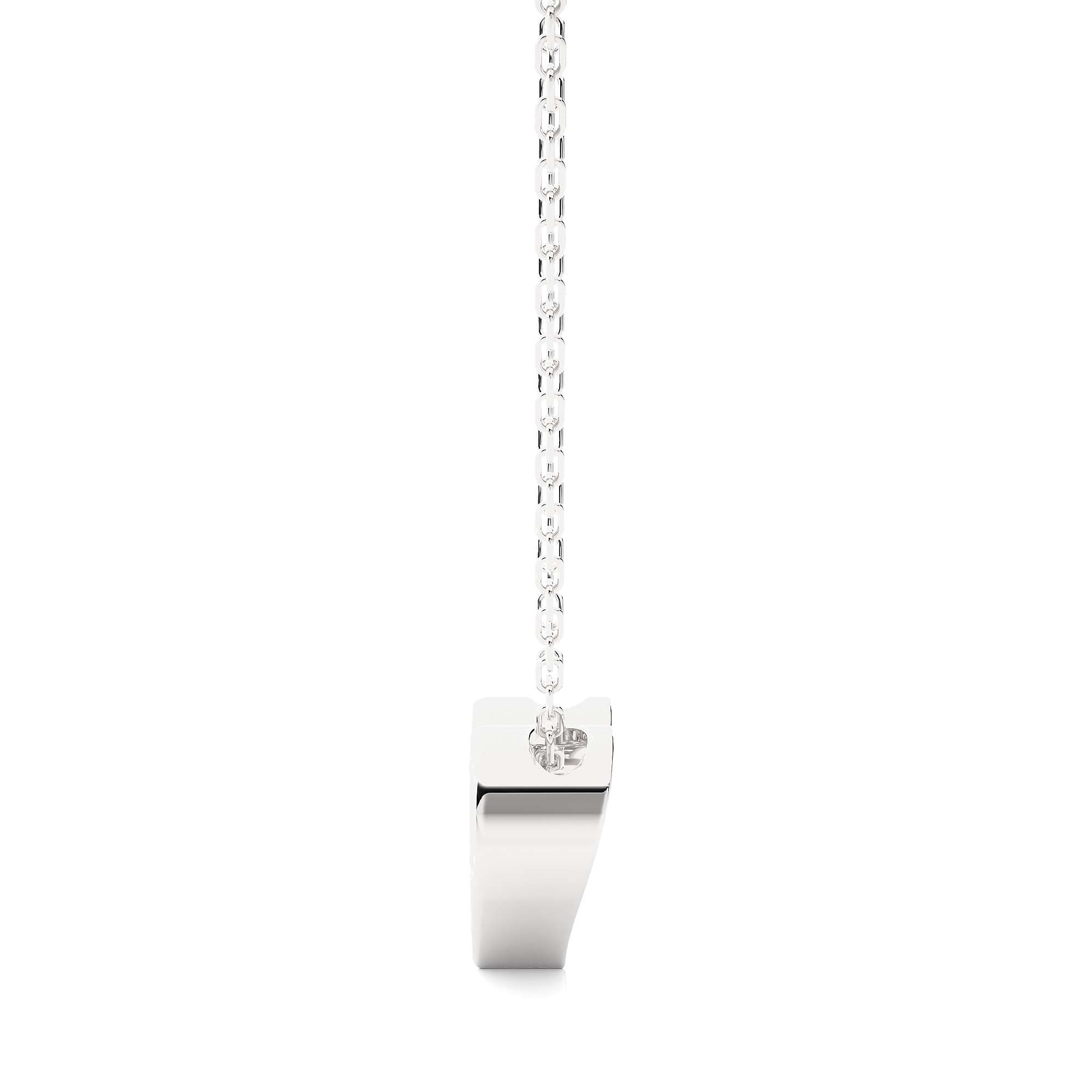 1/4  ctw Round Lab Grown Diamond Heart Pendant