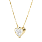 1/4  ctw Round Lab Grown Diamond Heart Pendant
