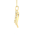 4 5/8  ctw Round Lab Grown Diamond Heart Pendant