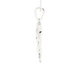 1/4  ctw Round Lab Grown Diamond Heart Pendant