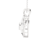 1/2  ctw Round Lab Grown Diamond Heart Pendant