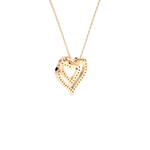 1/4 ctw Round Lab Grown Diamond Heart Pendant