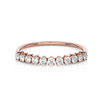 1/3 ctw Round Lab Grown Diamond Anniversary Ring