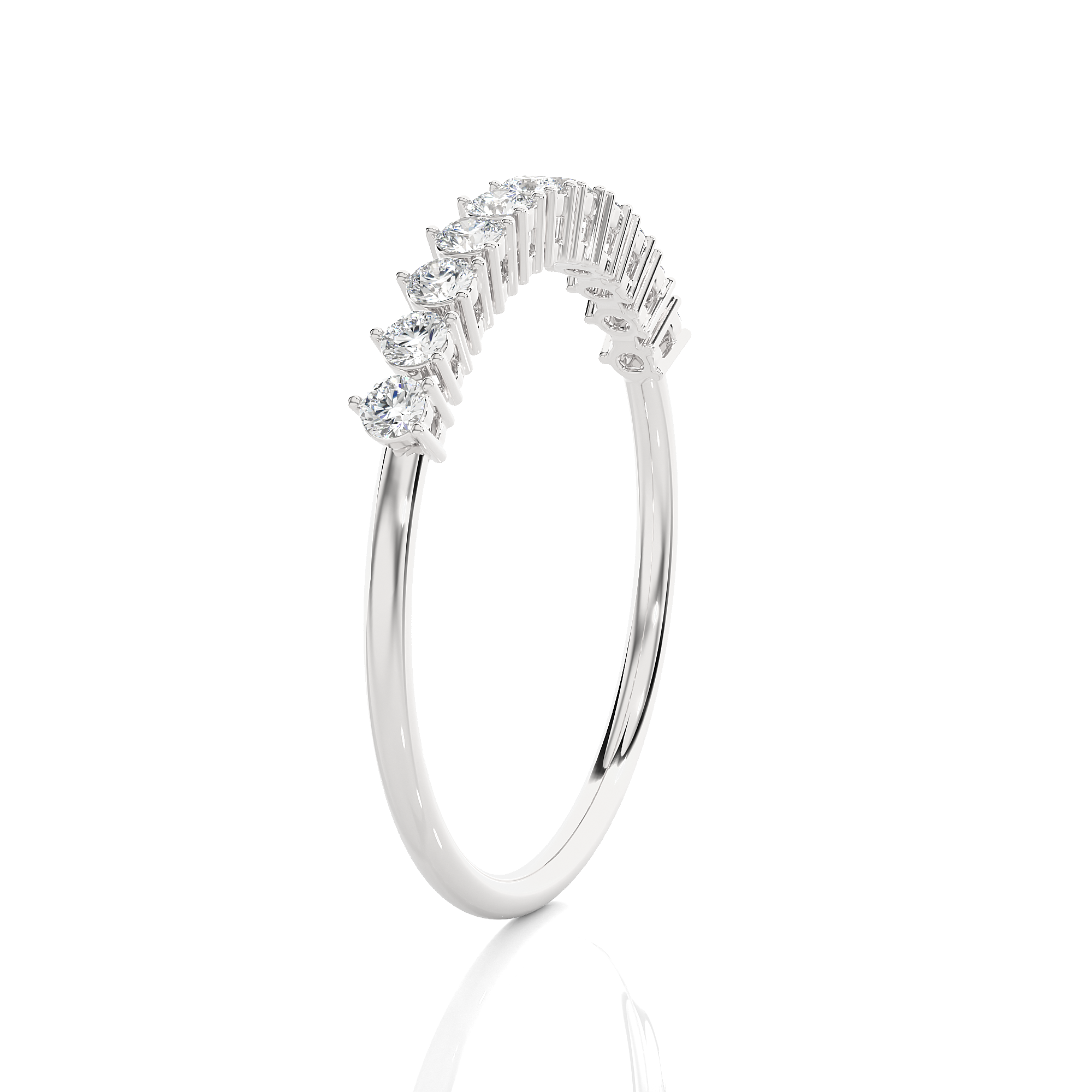 1/3 ctw Round Lab Grown Diamond Anniversary Ring