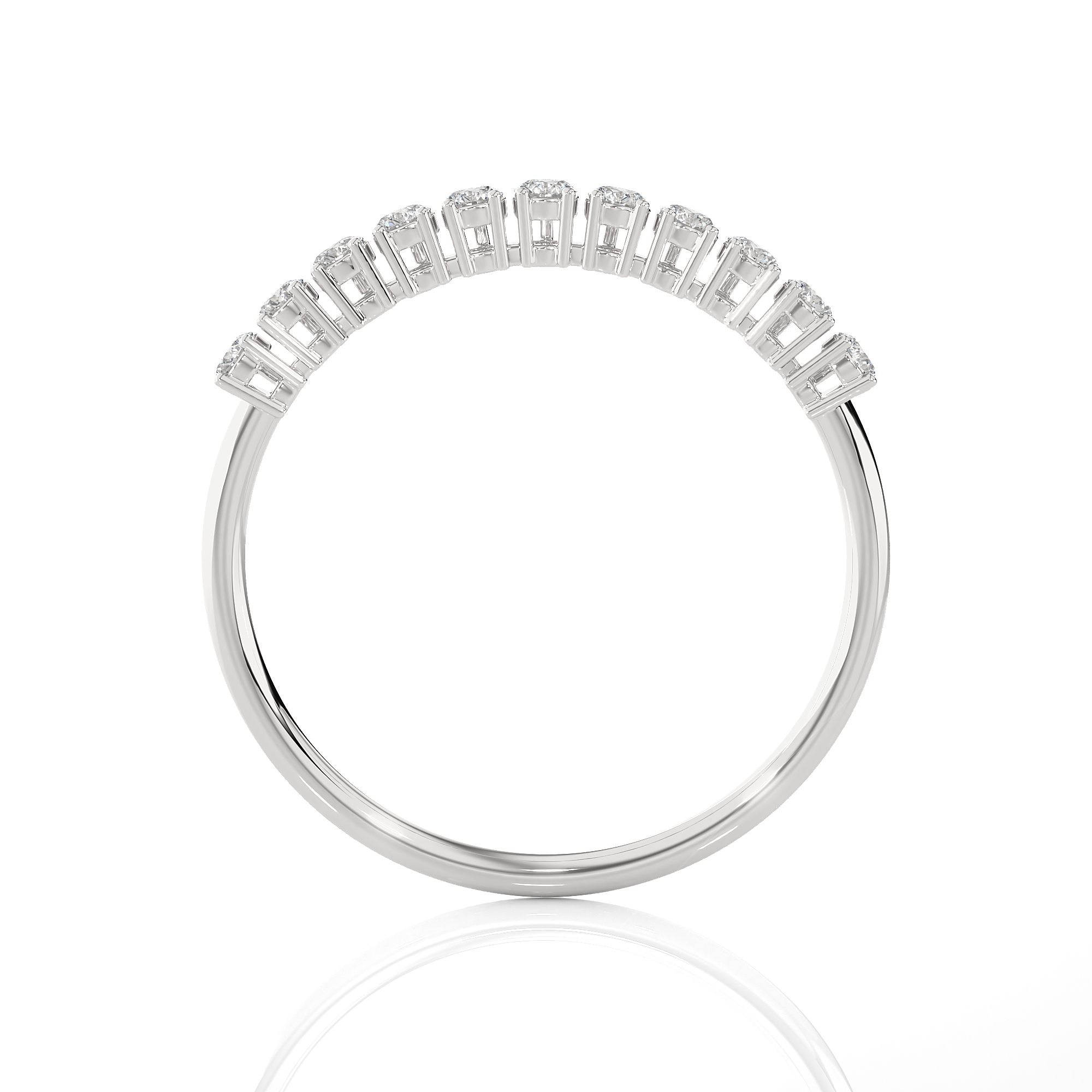 1/3 ctw Round Lab Grown Diamond Anniversary Ring