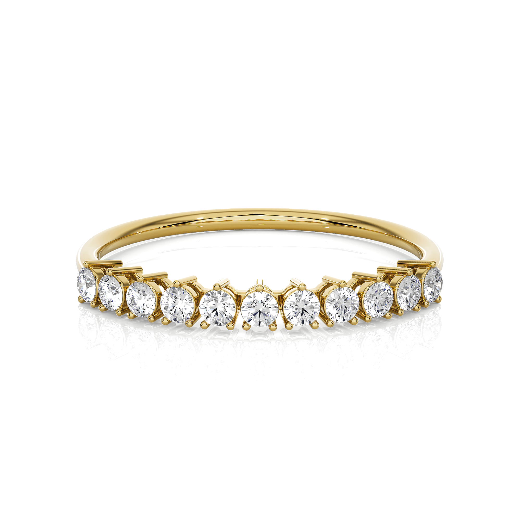 1/3 ctw Round Lab Grown Diamond Anniversary Ring