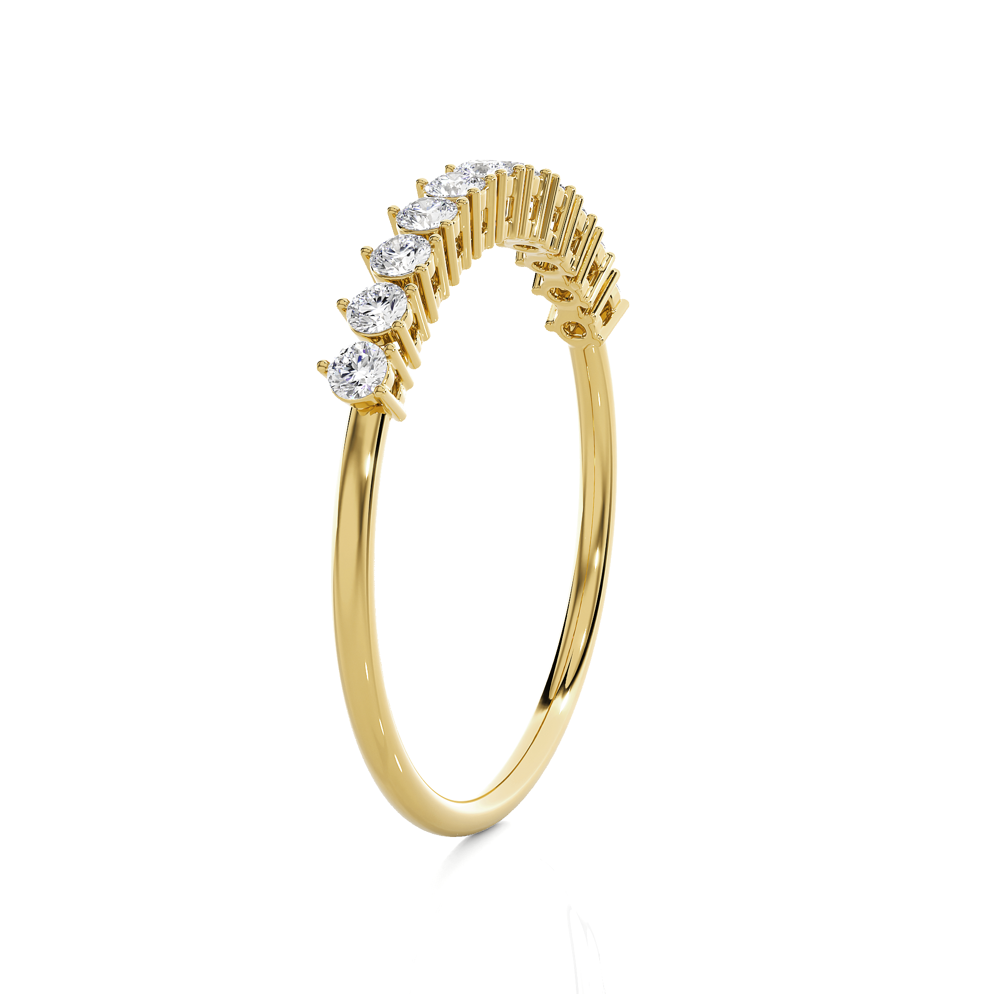 1/3 ctw Round Lab Grown Diamond Anniversary Ring
