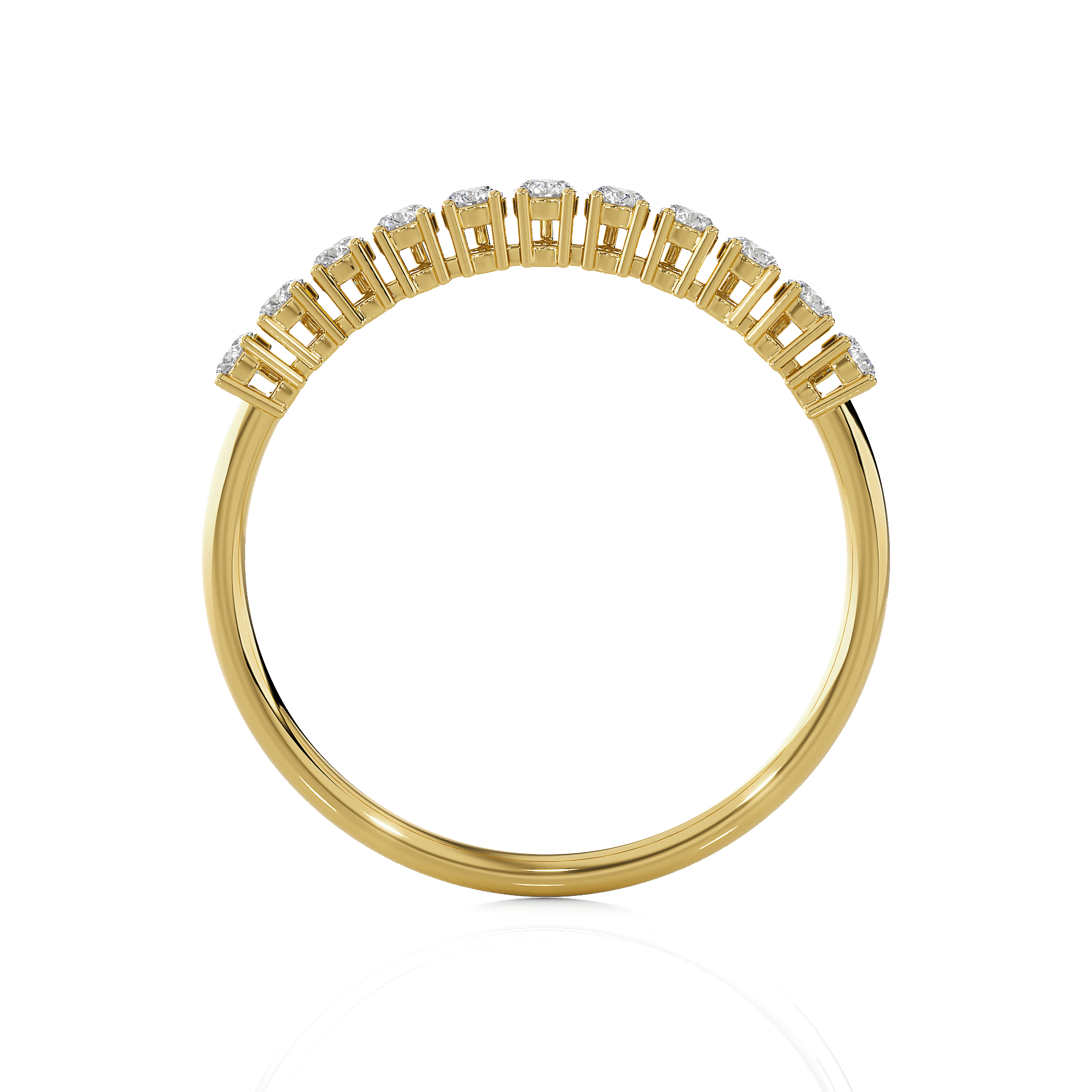 1/3 ctw Round Lab Grown Diamond Anniversary Ring