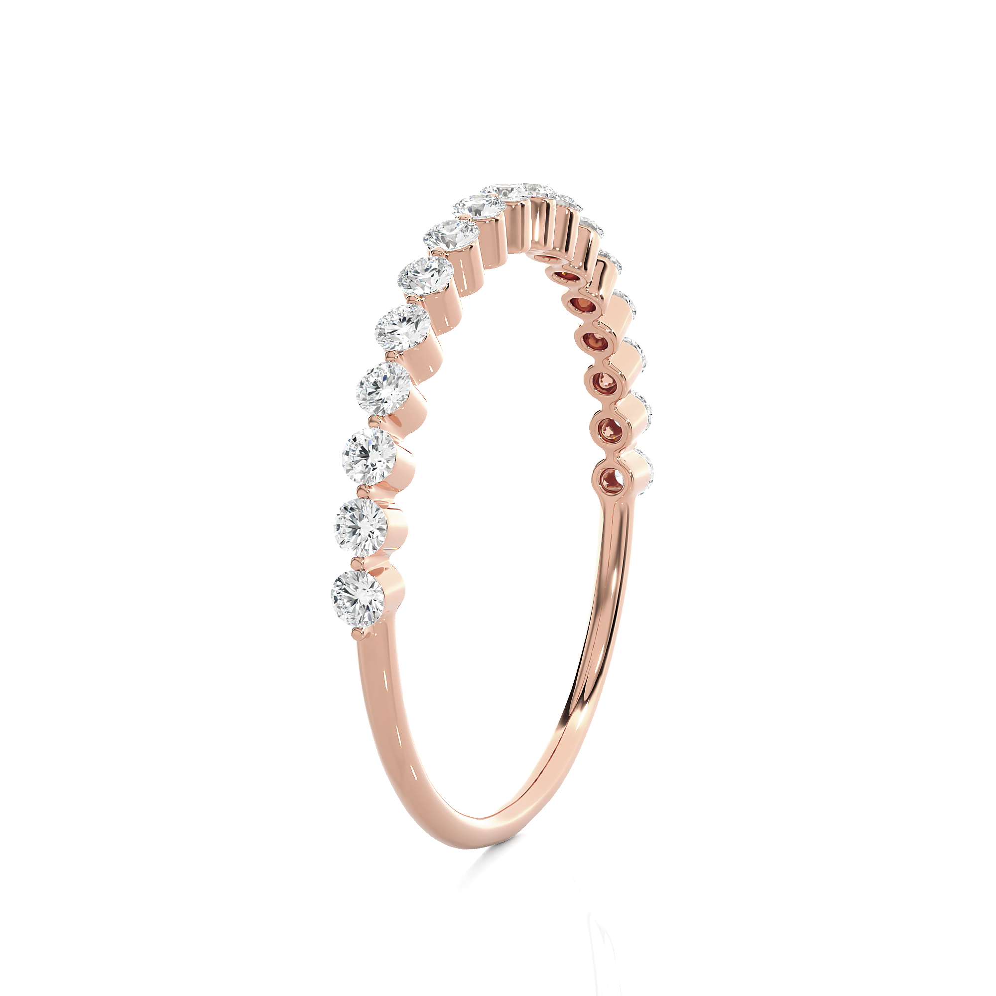 1/3 ctw Round Lab Grown Diamond Anniversary Ring
