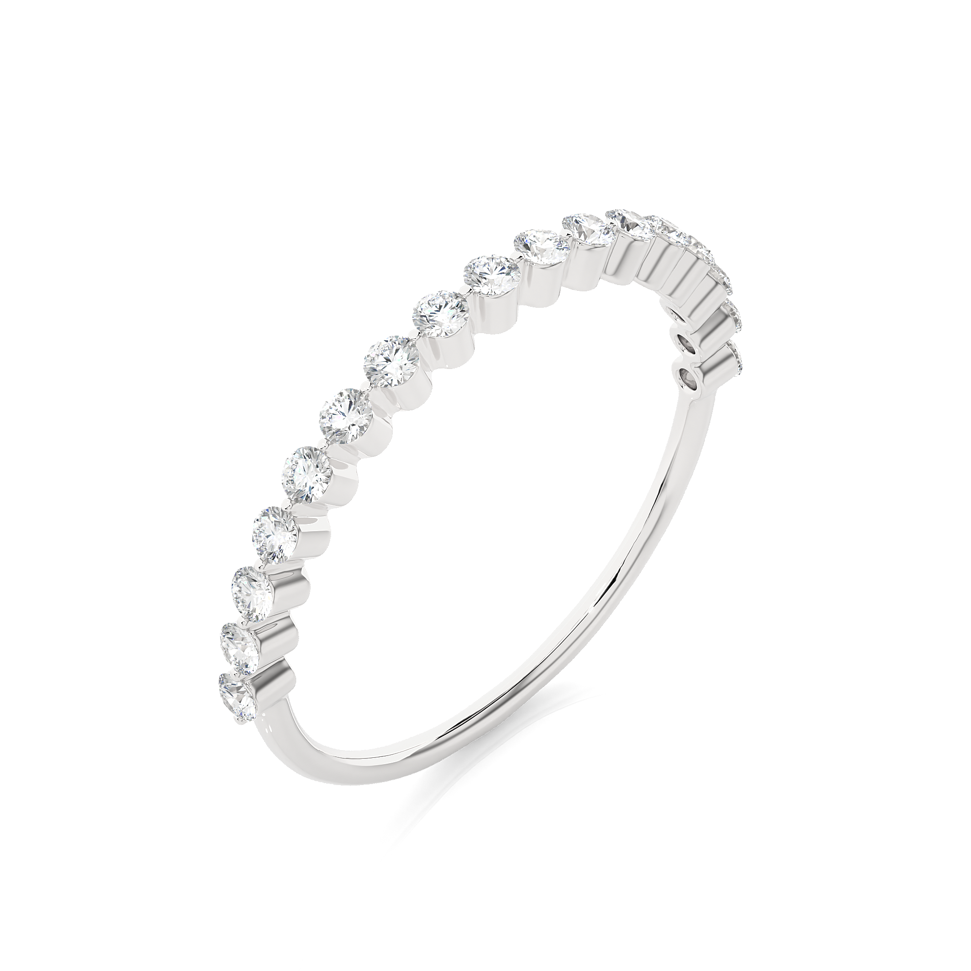 1/3 ctw Round Lab Grown Diamond Anniversary Ring