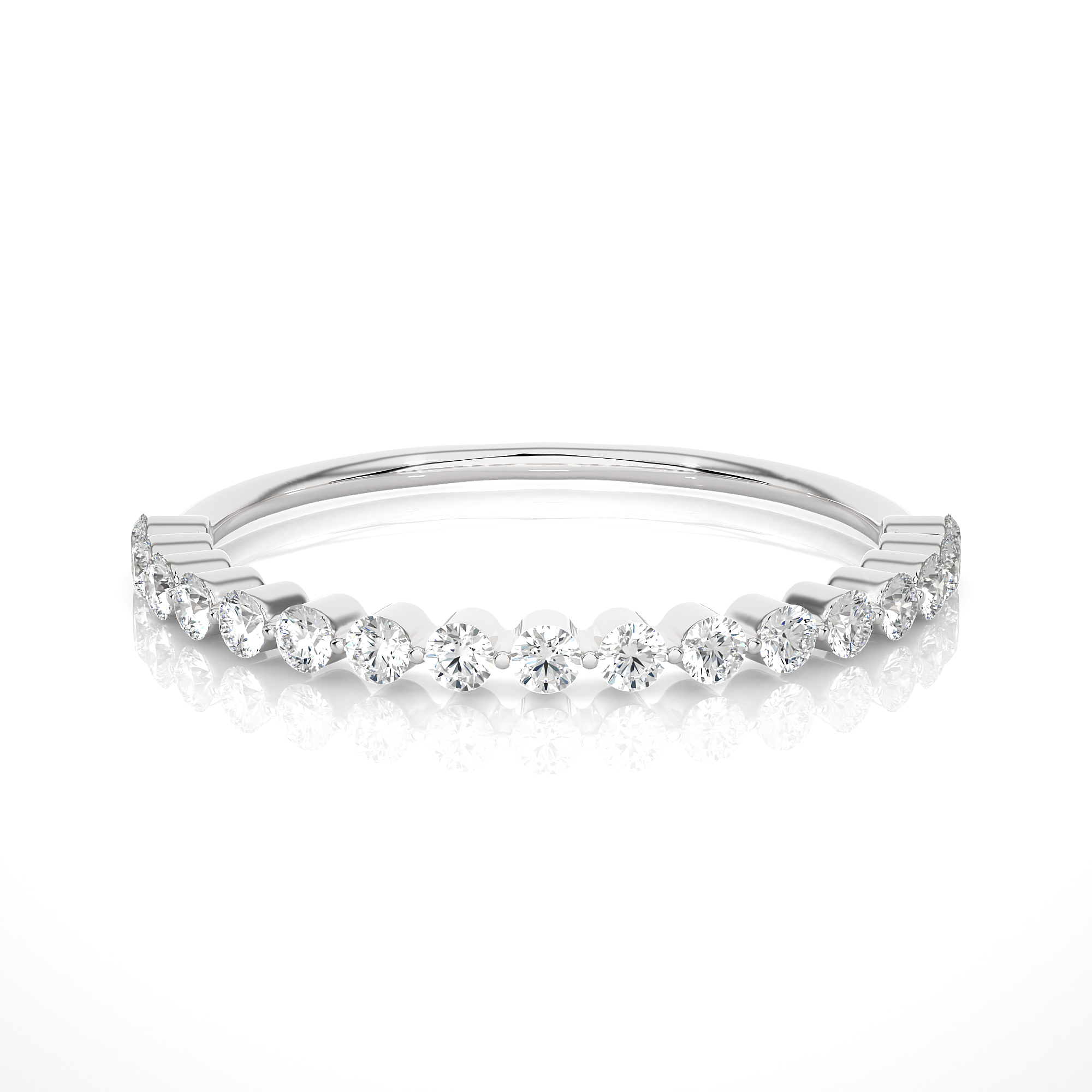 1/3 ctw Round Lab Grown Diamond Anniversary Ring