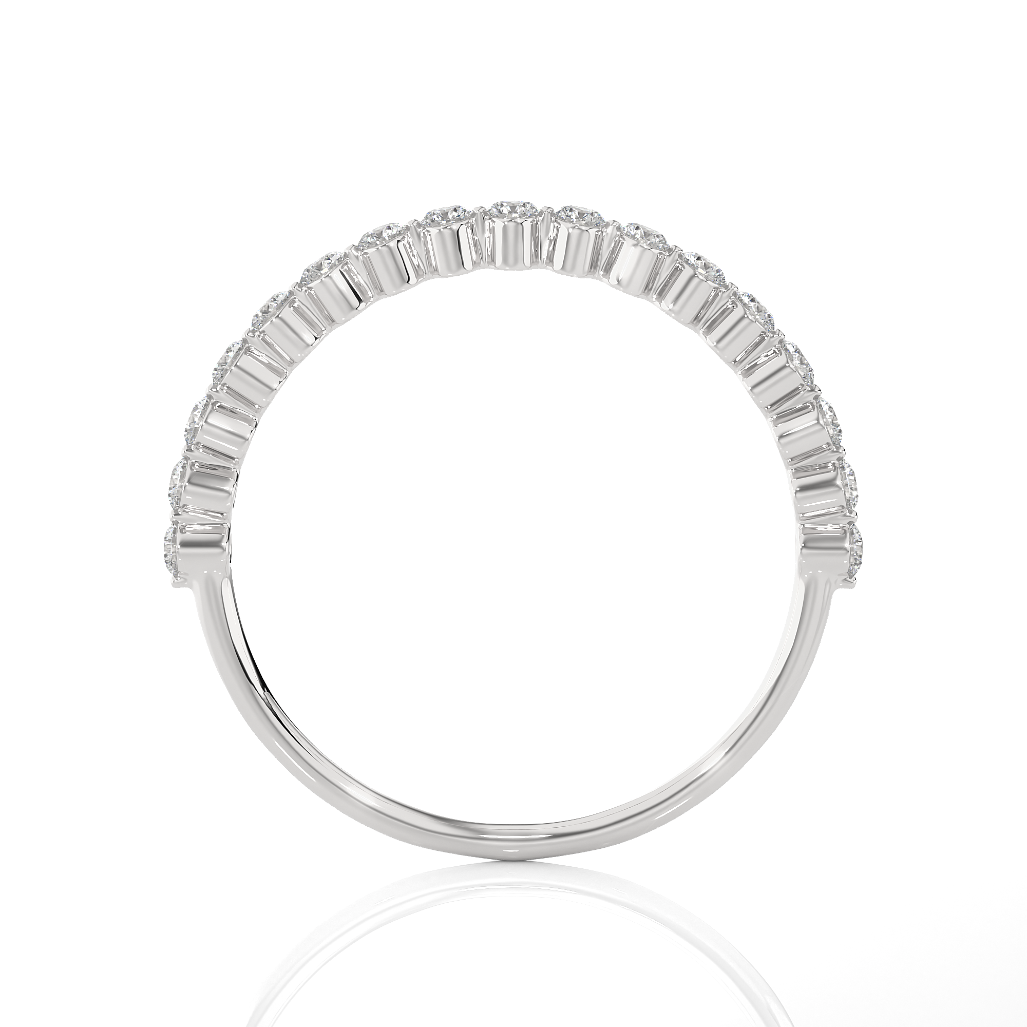 1/3 ctw Round Lab Grown Diamond Anniversary Ring