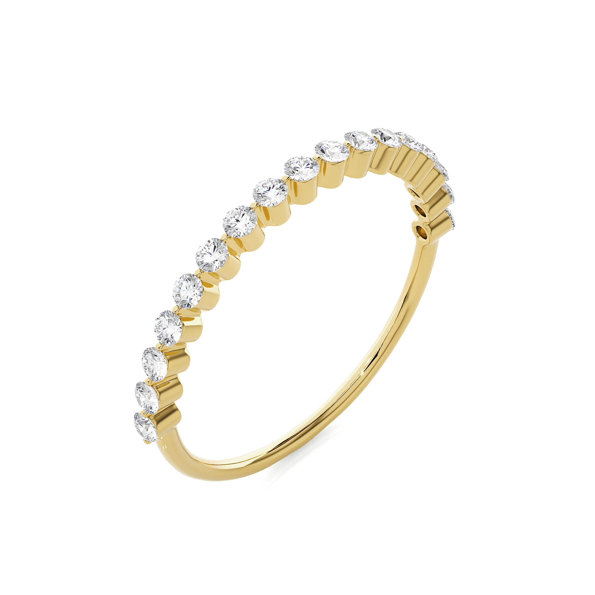 1/3 ctw Round Lab Grown Diamond Anniversary Ring