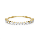 1/3 ctw Round Lab Grown Diamond Anniversary Ring