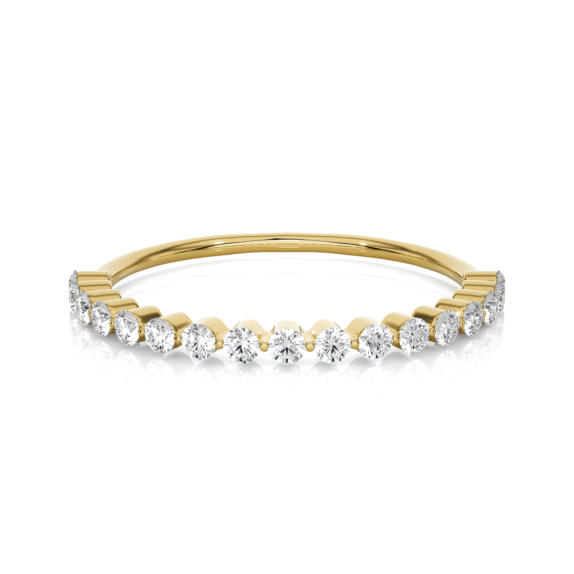 1/3 ctw Round Lab Grown Diamond Anniversary Ring