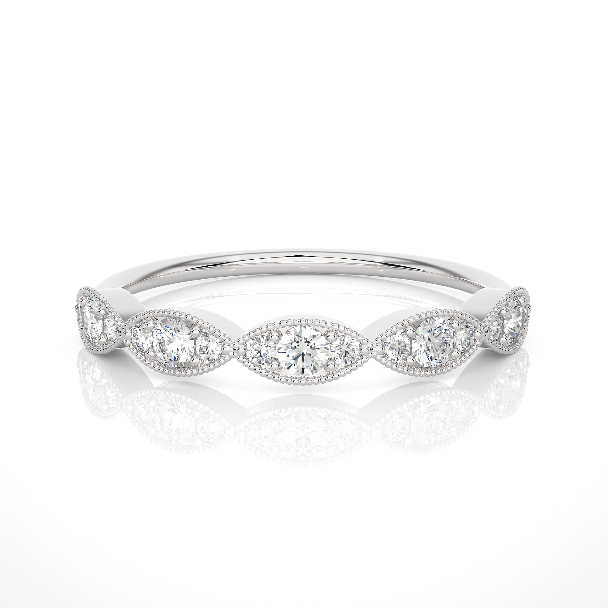 1/3 ctw Round Lab Grown Diamond Ring