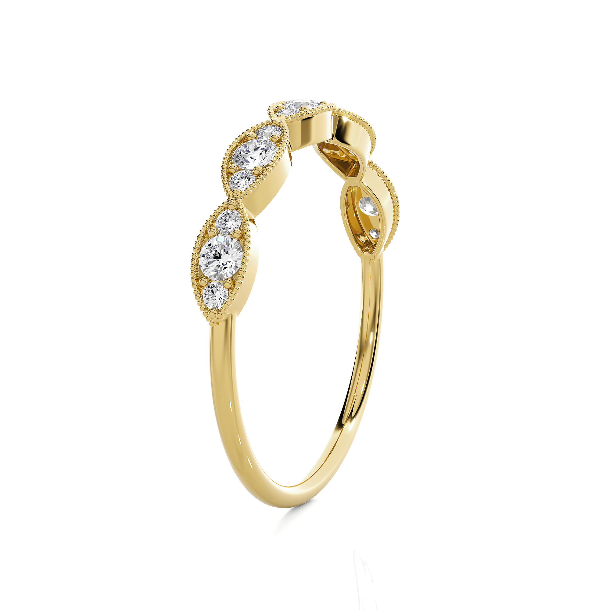 1/3 ctw Round Lab Grown Diamond Ring