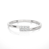 1/15 ctw Round Lab Grown Diamond Ring