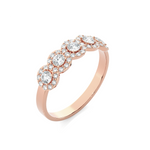 1/2 ctw Round Lab Grown Diamond Anniversary Ring