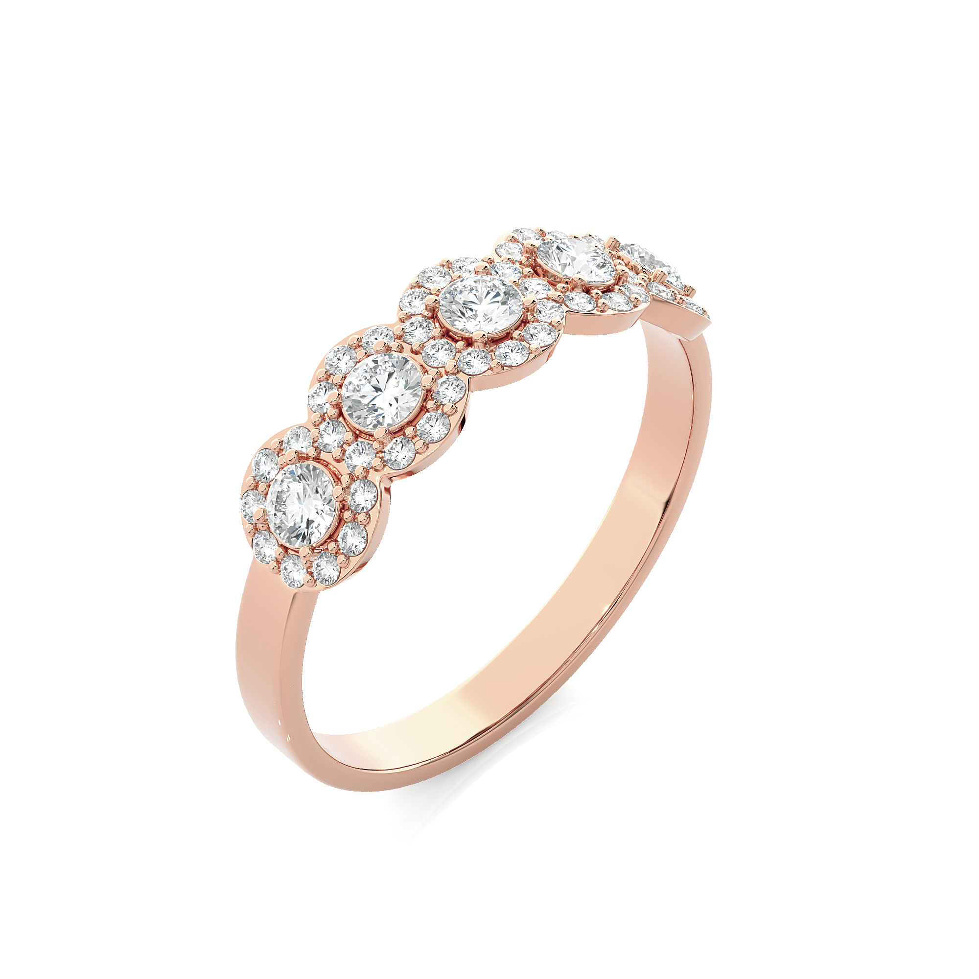 1/2 ctw Round Lab Grown Diamond Anniversary Ring