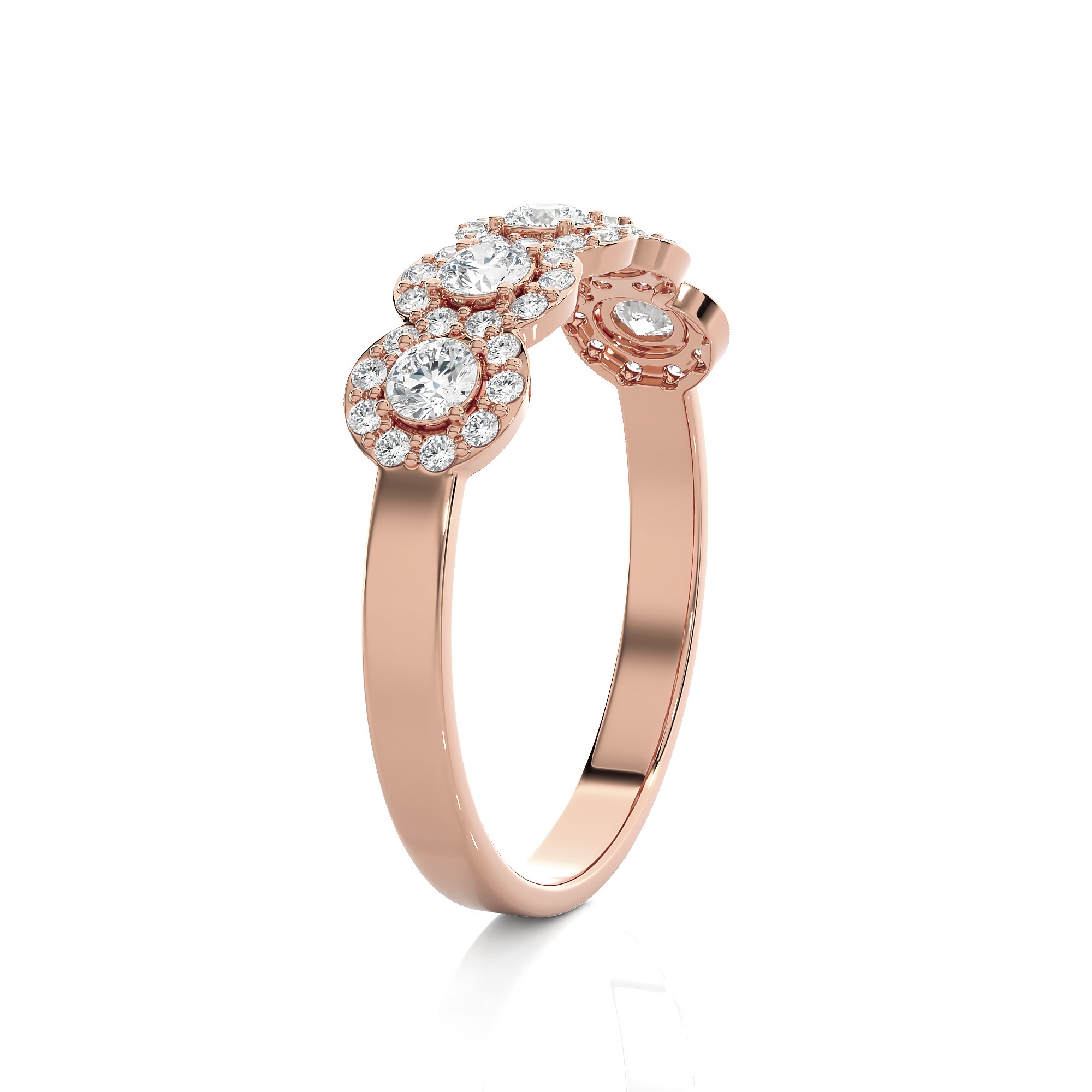 1/2 ctw Round Lab Grown Diamond Anniversary Ring