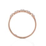 1/2 ctw Round Lab Grown Diamond Anniversary Ring