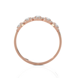 1/2 ctw Round Lab Grown Diamond Anniversary Ring