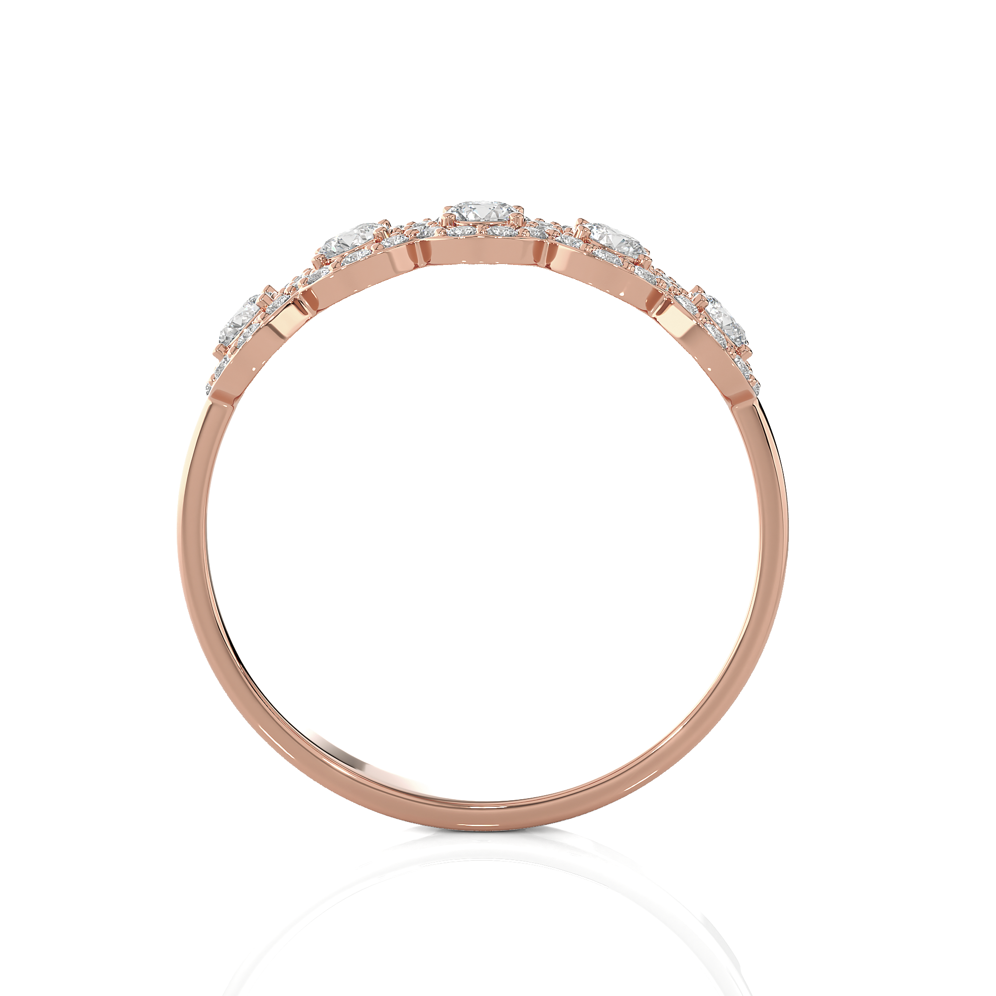 1/2 ctw Round Lab Grown Diamond Anniversary Ring
