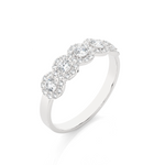 1/2 ctw Round Lab Grown Diamond Anniversary Ring