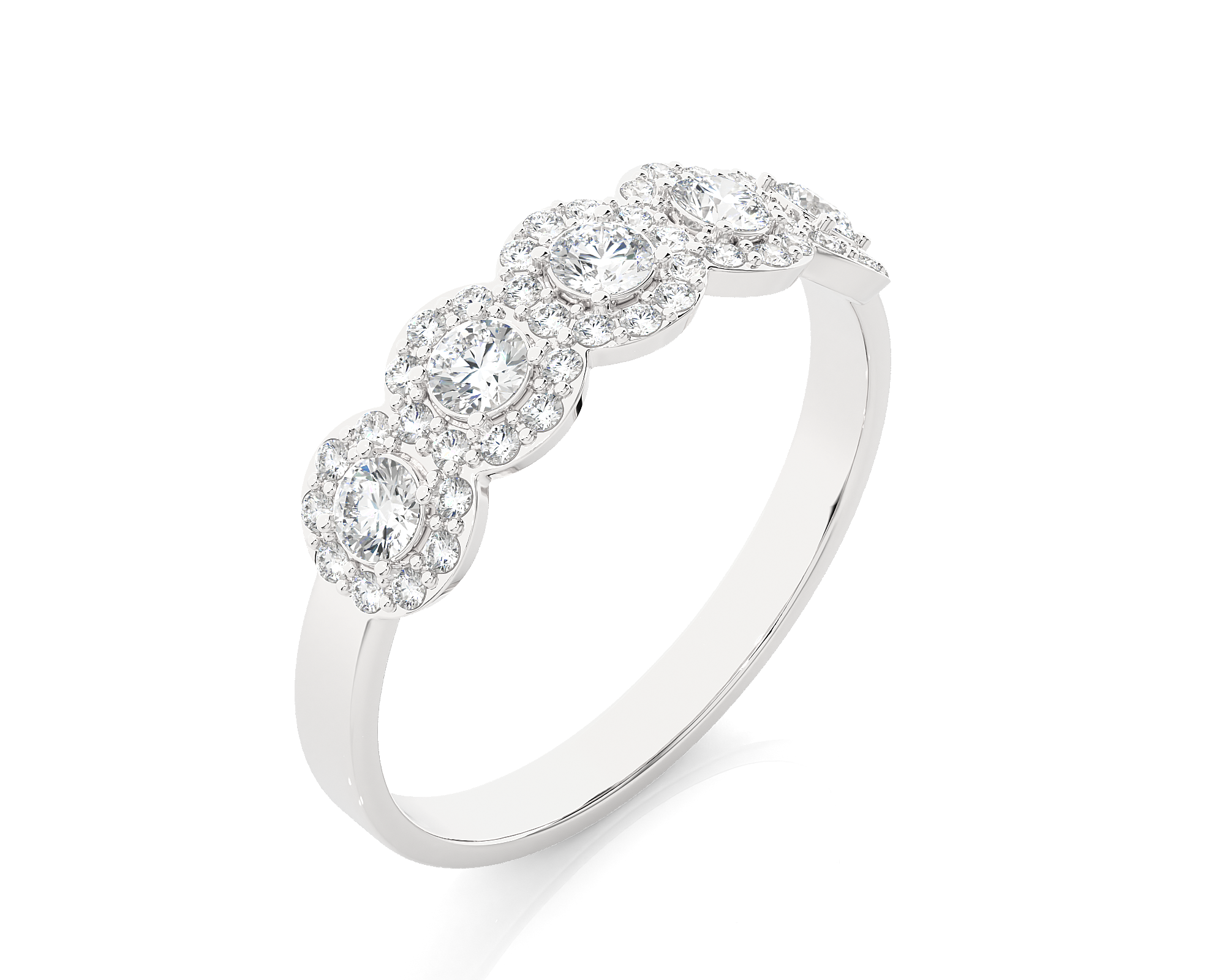 1/2 ctw Round Lab Grown Diamond Anniversary Ring