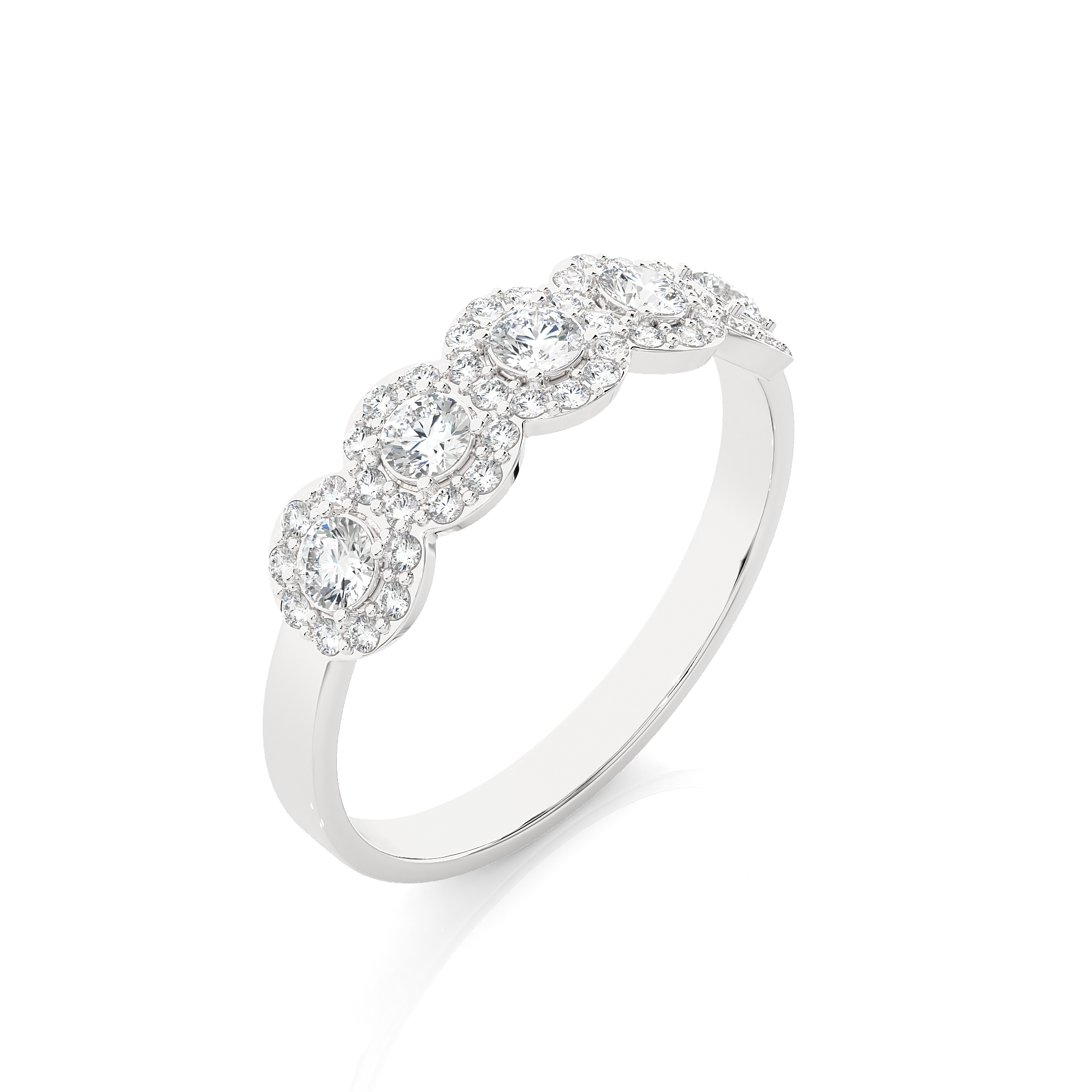 1/2 ctw Round Lab Grown Diamond Anniversary Ring