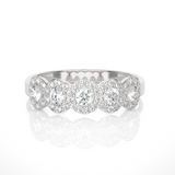 1/2 ctw Round Lab Grown Diamond Anniversary Ring