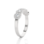 1/2 ctw Round Lab Grown Diamond Anniversary Ring