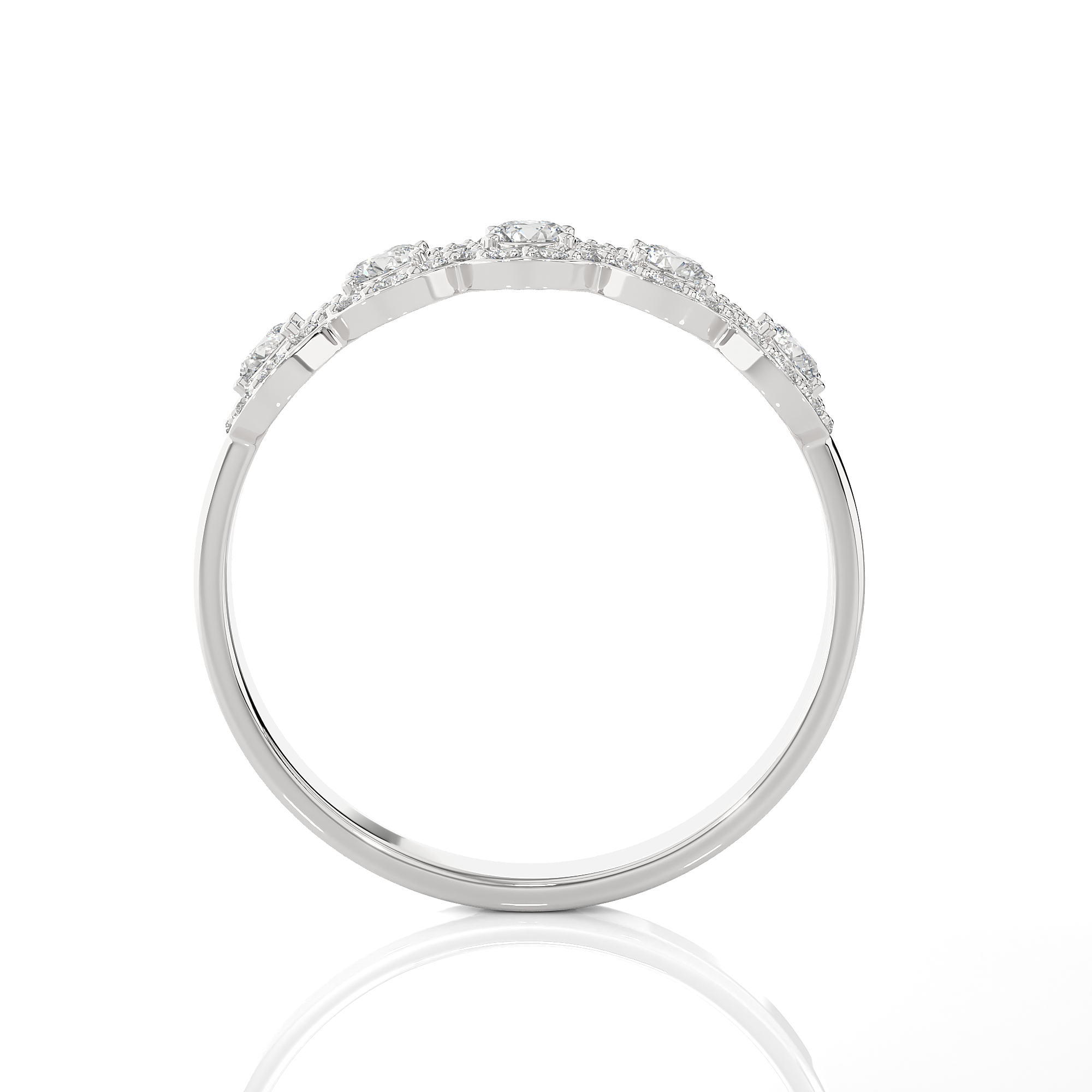 1/2 ctw Round Lab Grown Diamond Anniversary Ring