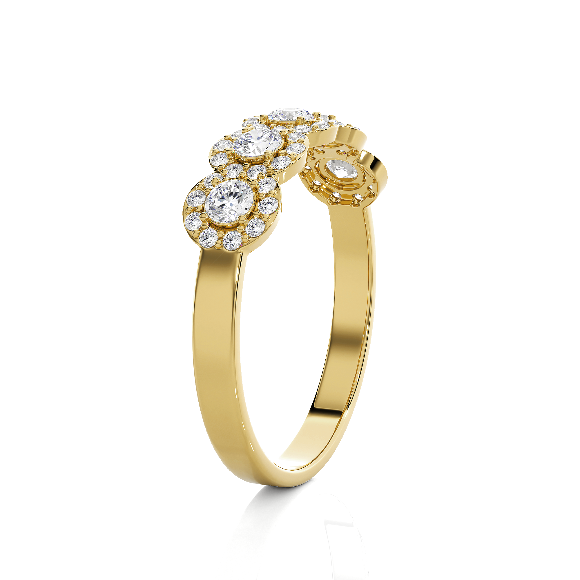 1/2 ctw Round Lab Grown Diamond Anniversary Ring