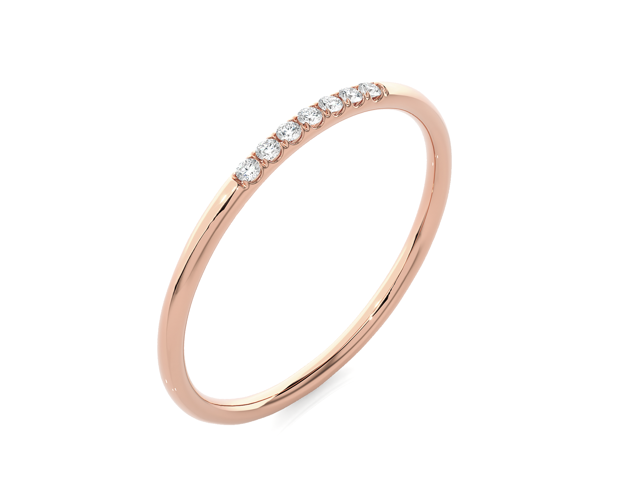 1/20 ctw Round Lab Grown Diamond Ring