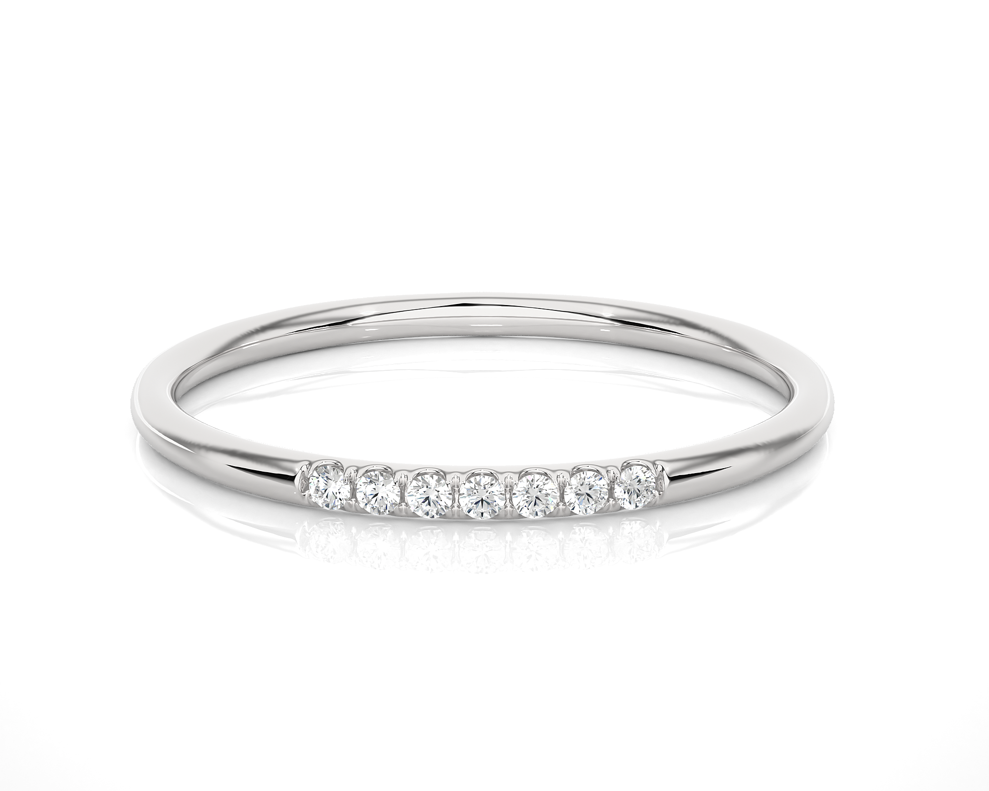 1/20 ctw Round Lab Grown Diamond Ring
