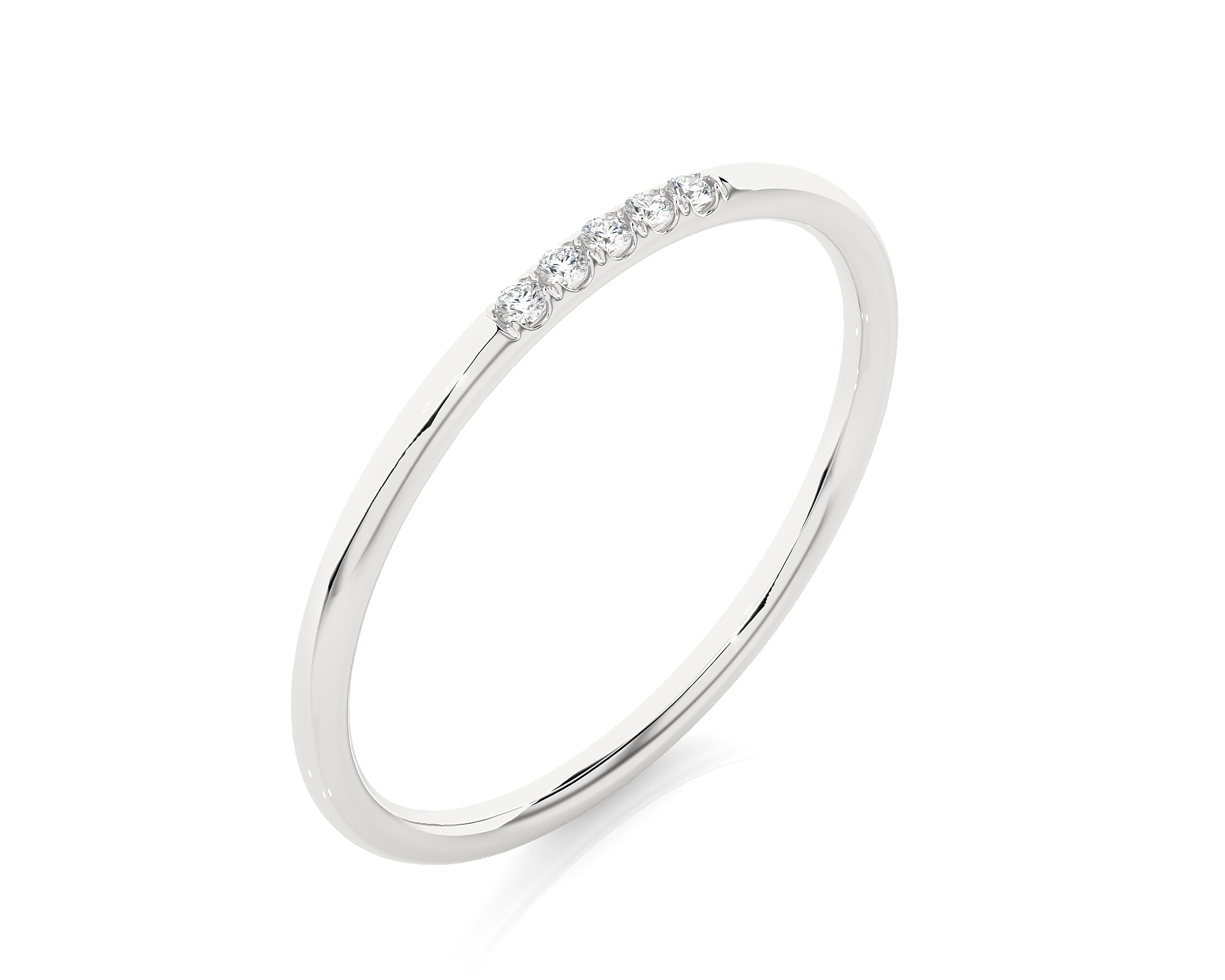 1/20 ctw Round Lab Grown Diamond Ring