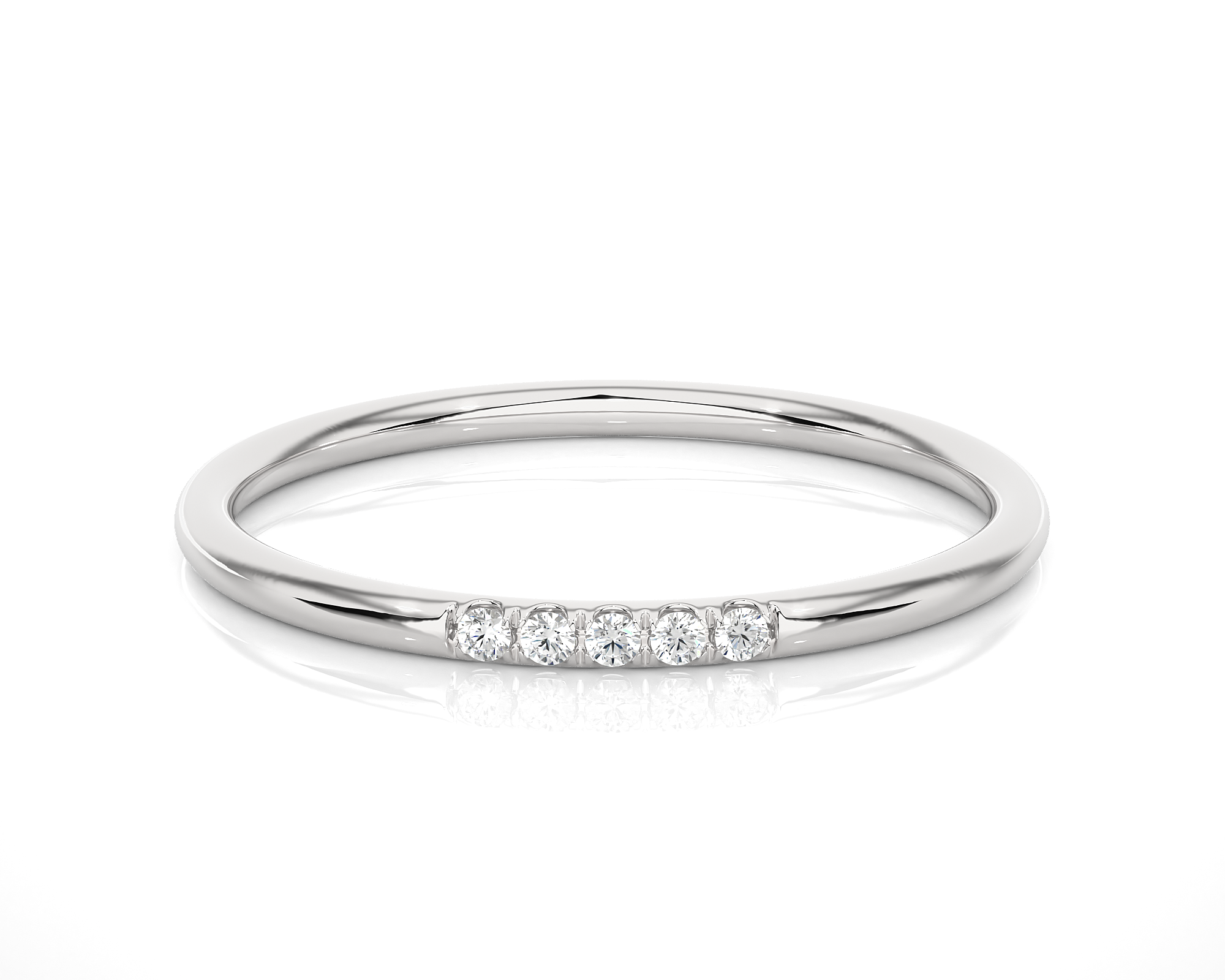 1/20 ctw Round Lab Grown Diamond Ring